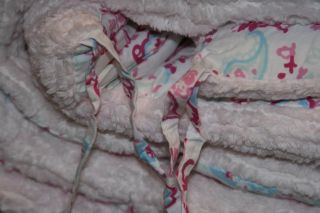 Simply Shabby Chic Baby Petite Paisley Crib Bedding Set 5 PC Pink Blue Paisley