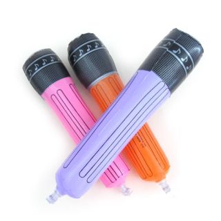 3pcs Inflatable Funny Microphones Kids Music Party Birthday Play Game Favors