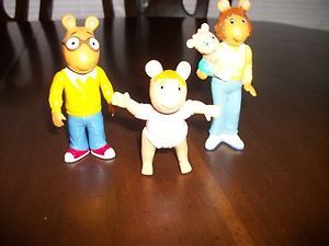 PBS Kids Arthur Toys Mom Baby Sister Kate and Arther Toys Dollhouse Size