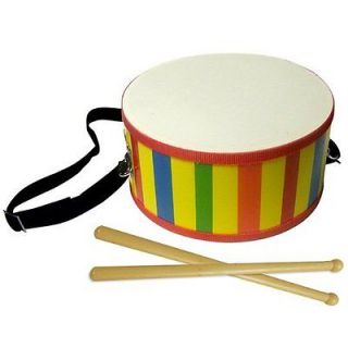 Diddy Doo Dahs Stripe Dot Wooden Tom Drum Musical Instruments Toys Kids Play