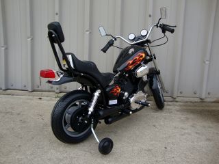 Kids Electric Bike Battery Power Ride on Motorcycle Harley 15" Wheels 6V Chopper
