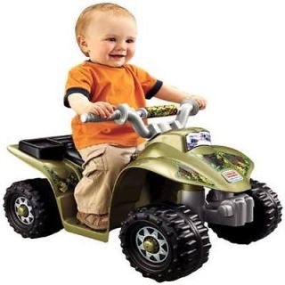Kids Ride on Toy FisherPrice Power Wheels Camo Lil Quad New Gift