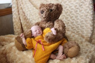 Babymine Letha Mellman Reborn OOAK Mini Baby Doll Girl Zane Winters Jullietta