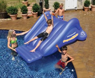 Swimline 90809 Super Water Slide Swimming Pool Inflatable Toy Kids Summer Fun