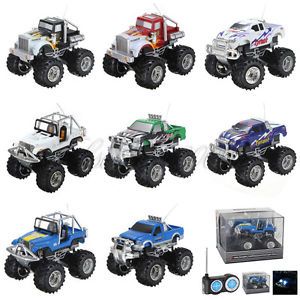 1 43 Mini RC Radio Remote Control Racing Cross Monster Truck Car Toys Kids XDHK
