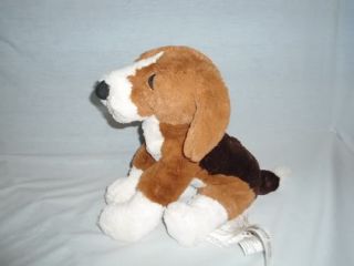 IKEA 14" Gosig Valp Plush Soft Floppy Brown White Puppy Dog Stuffed Beagle Lovey