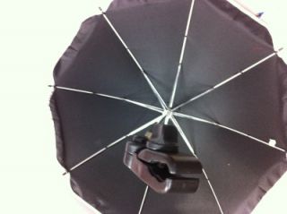 New Black Umbrella Stroller Beach Chair Studio Multi Position Locking Mechanism