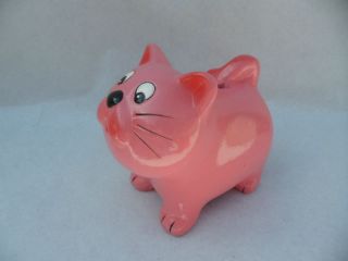 Ceramic Money Bank Box Piggy Bank in Cat Shape Colours Kids Safe Money Training