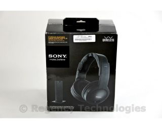 Sony MDR RF985RK Headband Wireless Headphones   Black