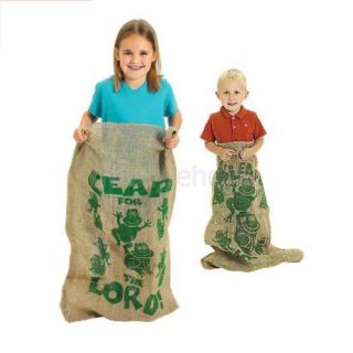 Learn and Play Fun Outdoor Backyard Kids Potato Sack Race Games Bag 35x24 Inch