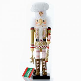 Kurt Adler 17" Hollywood Gingerbread Chef Nutcracker Christmas Figurine C6022