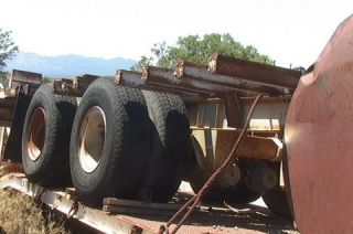 40 000 Pound 17' Tandem Axle Dually Big Rig Semi 18 Wheeler Trailer Dolley Axle