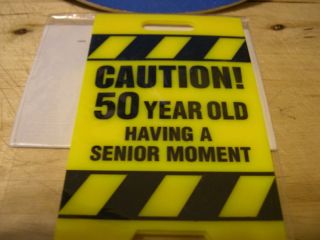 Over The Hill Caution Sign 50 Year Old Having A Senior Moment