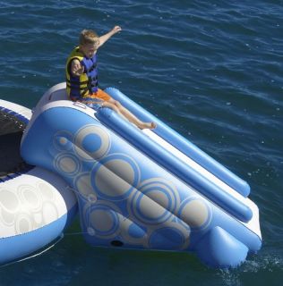 New 7' Inflatable Pool Lake O Zone Water Slide Toy Raft Blue