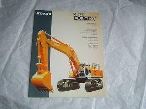 Hitachi Super EX750 V Excavator Brochure