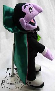 The Count Vampire Sesame Street St Gund Plush Toy Doll Stuffed Animal Soft BNWT