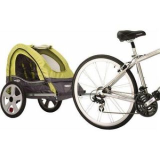 Instep 12 QE104 Green Gray Sync Bicycle Baby Kids Pet Bike Trailer