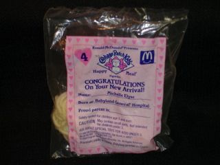 McDonalds Happy Meal Toy "Cabbage Patch Kids" Figurine 4 1994 SEALED
