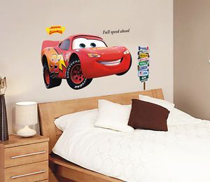Disney Car Kids Wall Decals PVC Removable Home Wall Stickers Room Wall 50 110cm