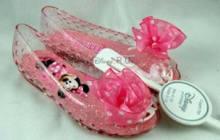  Minnie Mouse Light Up Jelly Shoes Sz 9 10