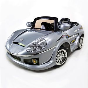  Kids Silver Ride on Remote Control Electric Power Wheels Car