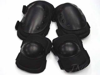 Tactical SWAT BMX Bike Extreme Sport Knee Elbow Pad Protective Gear