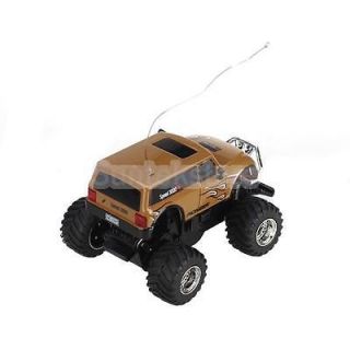 Brown Mini RC Radio Remote Control Car 1 58 Scale Kids Play Games Gift w Hummer
