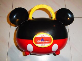 Walt Disney HKDL Disneyland Mickey Mouse Bento Lunch Box Case Plastic Kids