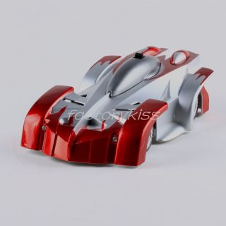 Red Mini RC Remote Control Racing Wall Floor Climbing Car Racer Kids Toy Ind