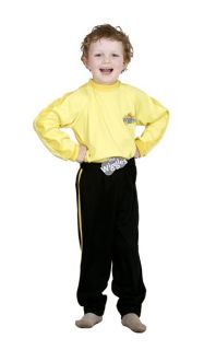 Greg Sam Emma Yellow Wiggle New Wiggles Boys Kids Childrens Costume Size 2 4