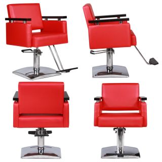 New Red Salon Beauty Equipment Hydraulic Styling Chair Package 4 SC 10rd