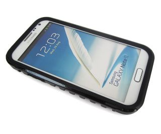 Black Retro Microphone Heavy Duty Cover Case Samsung Galaxy Note 2 N7100