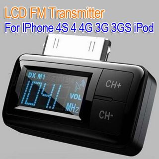 LCD FM Transmitter Car Charger Remote for iPhone 4S 4 4G 3G 3GS iPod Touch New