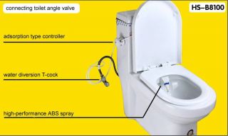Fresh Cold Water Bidet Non Electric Adjustable Angle Bidet Toilet Attachment New