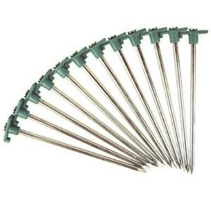 Heavy Duty Green 10" Tent Canopy Stakes Anchors 10pk