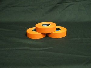 3 Pack Bright Orange Renfrew Hockey Stick Tape Rolls 24MMX25M 