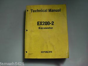 Hitachi EX200 2 Excavator Technical Service Manual