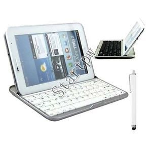 Bluetooth Keyboard Case Cover for Samsung Galaxy Tab 2 7 0 P3100 P3110 P3113 Pen