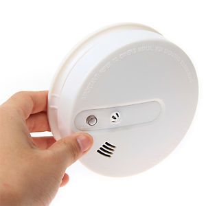 Home Security Wireless Smoke Detector Heat Temperature Sensor Fire Alarm