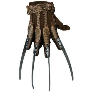 Deluxe Freddy Krueger Glove Adult Mens Scary Horror Halloween Costume Accessory