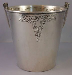 Great Meriden Silver Plate Ice Bucket