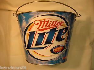 B 1 Miller Beer Bucket Bottle Cooler Ice Buckets 1 Brewery Lite Advertising Bar