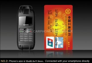 New Unlocked Super Cool Mini Mobile Phone Also Backup Power for Samsung HTC