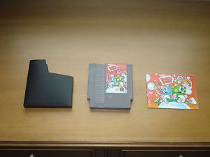 Bubble Bobble Nintendo NES Game Instructional Manual Black Sleeve 20588010062