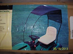 John Deere Lawn Mower Garden Tractor Sun Canopy Fits L100 L110 L120 L130
