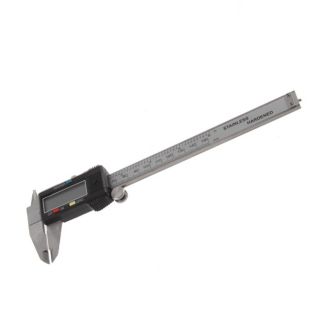 New 150mm 15cm 6" Electronic Digital LCD Steel Vernier Caliper Gauge Micrometer