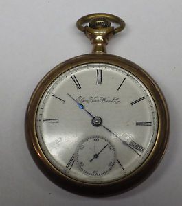 Elgin Open Face Pocket Watch 1922 Wadsworth Pilot 25 years Model on ...