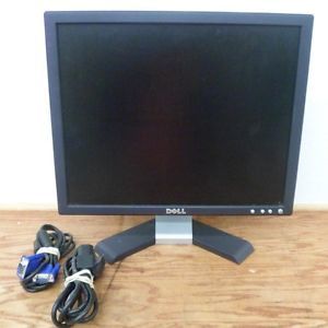 Dell 17" Black Flat Panel LCD Desktop Computer Monitor E176FPF 720P