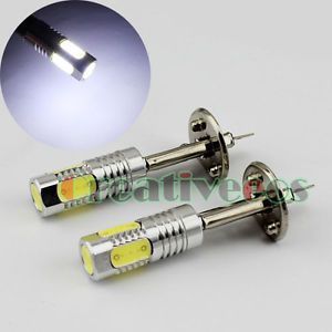2X H1 7 5W 12V High Power Bright Fog Light Bulbs LED Headlight Driving Lamp New