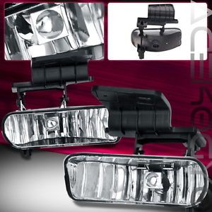 1999 2006 Chevy Silverado Suburban Tahoe Pickup Truck Chrome Fog Light Bulbs